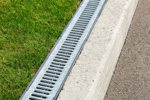 Courtyard Drain Installation in Wentzville