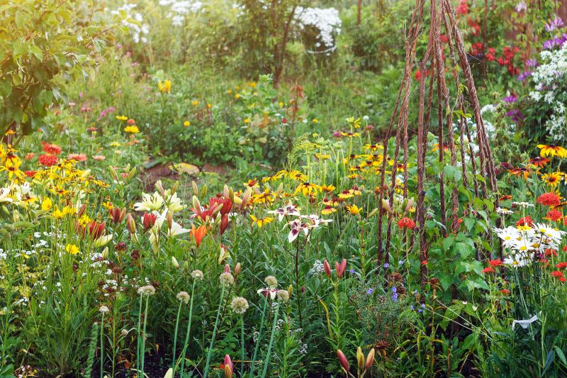 Rain Garden with Native Plants