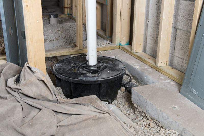Sump Pump Installation detail